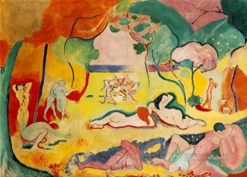 抽象的かつ装飾的 Painting - Le bonheur de vivre 人生の喜び 1905 フォーヴィスト